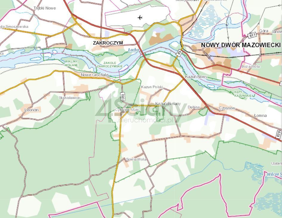 Działka inwestycyjna 1,03 ha, Kazuń Polski - zdjęcie 1