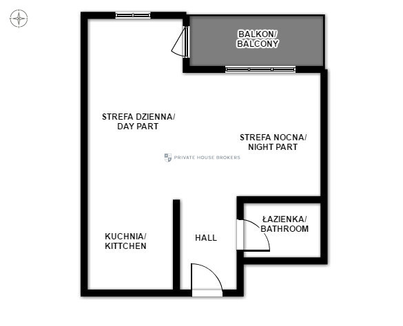 Mieszkanie 36&nbsp;m², Kraków, Grzegórzki, płk. Francesco Nullo - zdjęcie 14