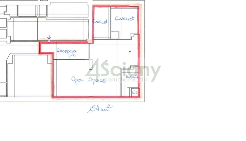 Lokal biurowy do wynajęcia, 160 m², Warszawa - zdjęcie 1
