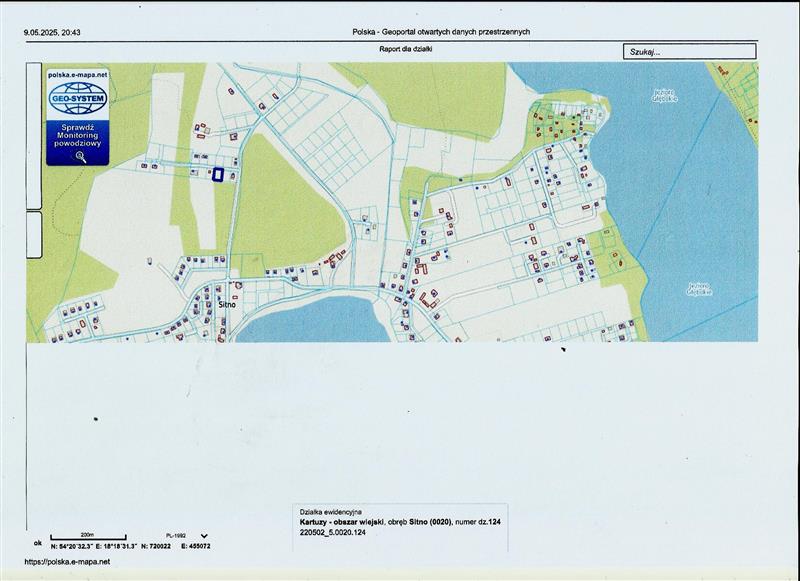 Działka rekreacyjna 684&nbsp;m², Sitno, Karlikowska - zdjęcie 5