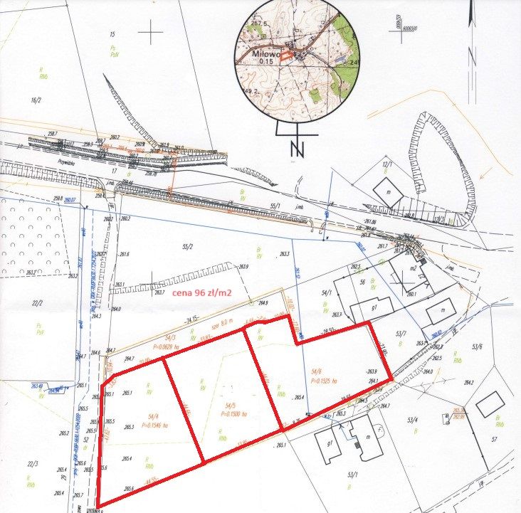 Działka Miłowo ul. Brzozowa urokliwa okolica. - zdjęcie 1