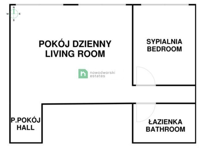 Mieszkanie 45&nbsp;m², Wrocław, Krzyki, Walońska - zdjęcie 8