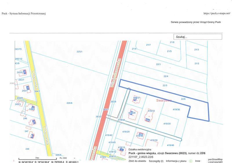 Działka rolna 5800&nbsp;m², Swarzewo, Władysławowska - zdjęcie 2