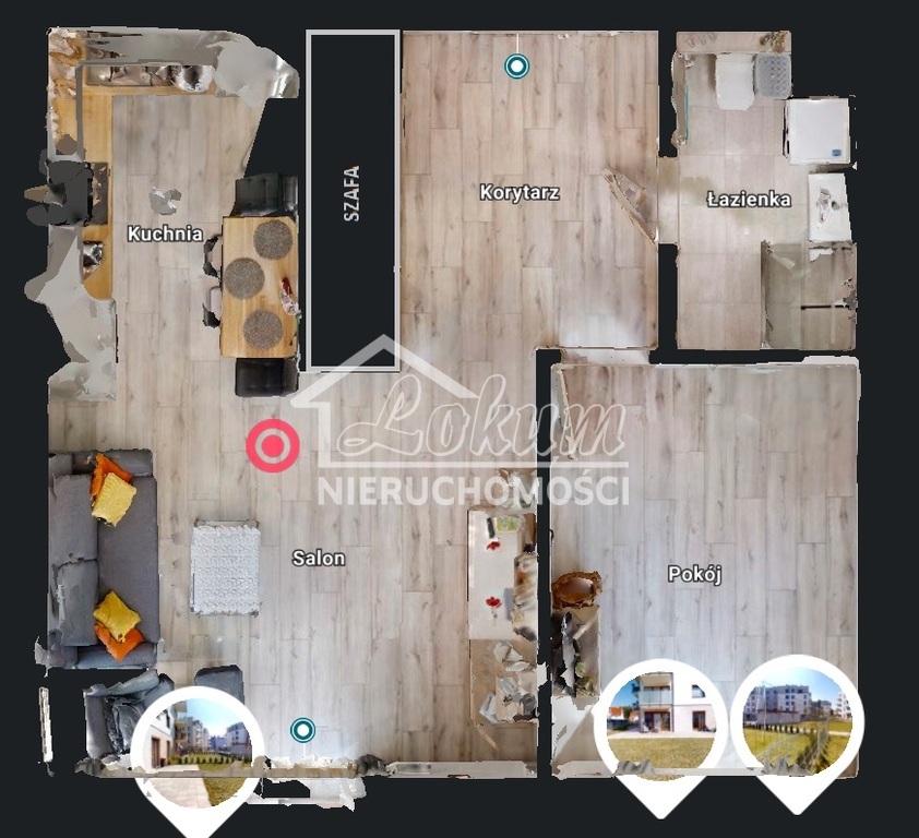 Mieszkanie 50&nbsp;m², Szczecin, Gumieńce, Polskich Marynarzy - zdjęcie 2