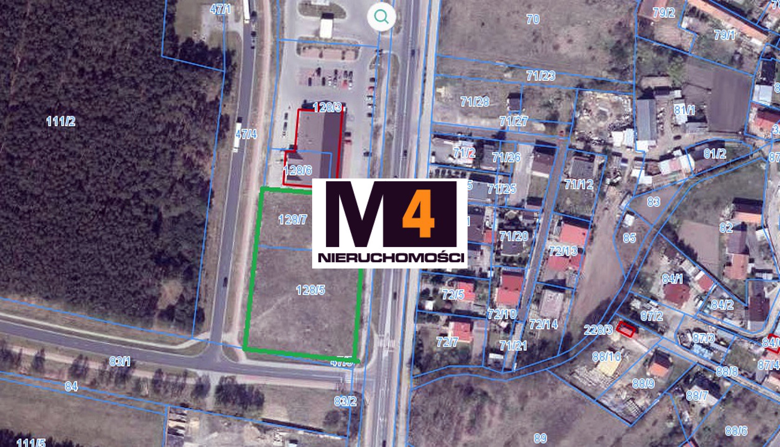 Działka inwestycyjna 56ar, media, ul. Zielonogórska , super lokalizacja ! - zdjęcie 2