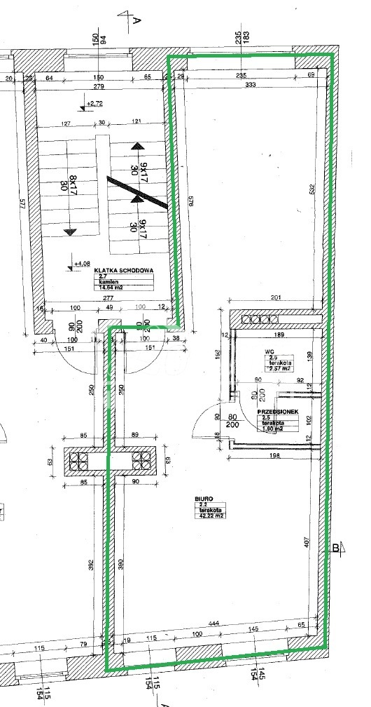 Lokal biurowy do wynajęcia, 46,7&nbsp;m², Szczecin - zdjęcie 9