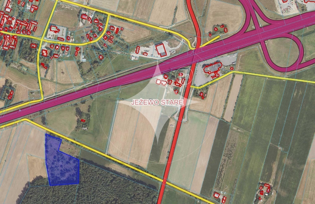Działka inwestycyjna 2,08 ha, Jeżewo Stare - zdjęcie 1