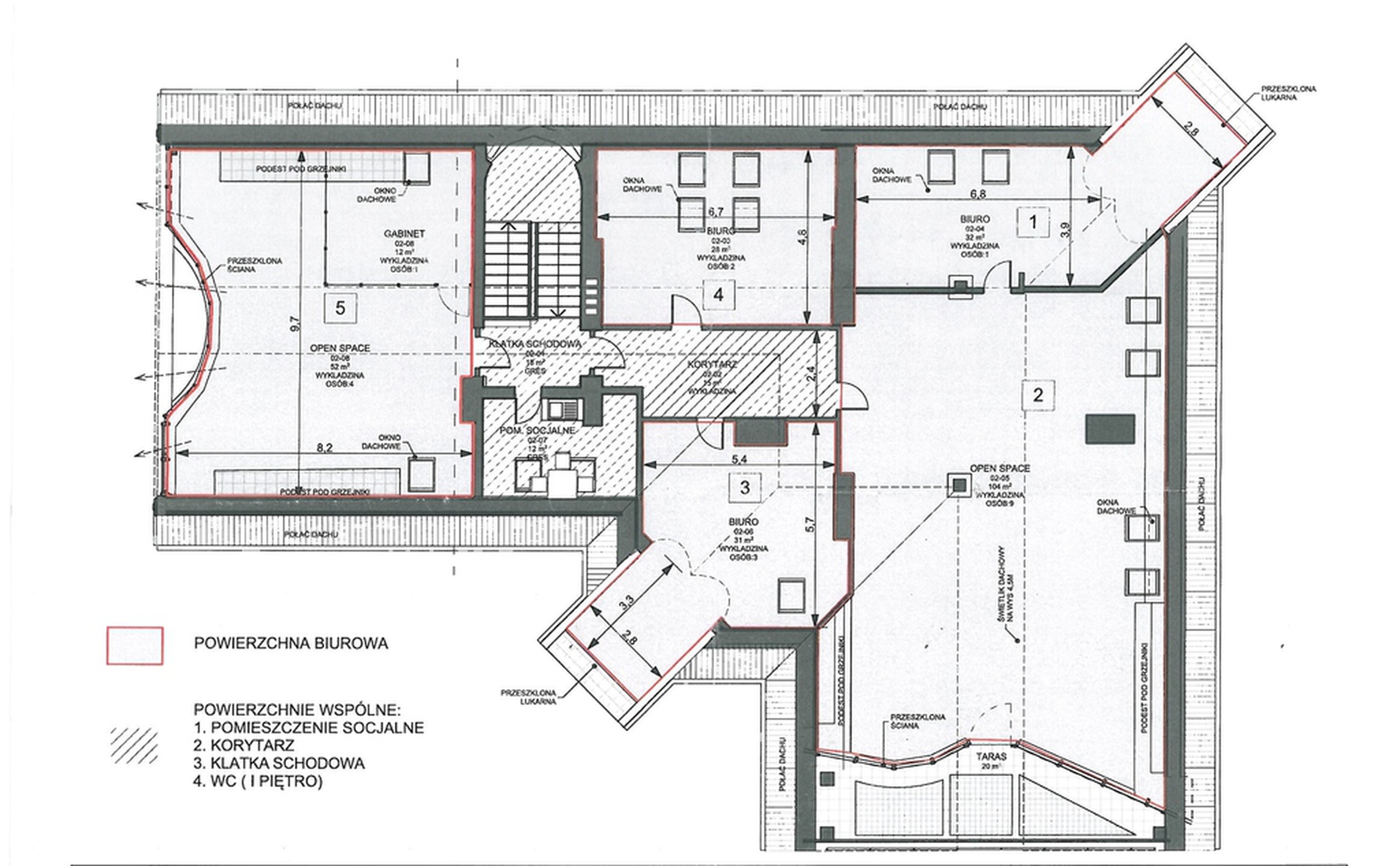 Lokal biurowy Praga Południe 89 m2 - zdjęcie 2