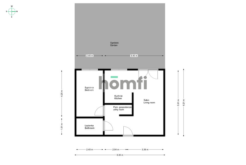 Mieszkanie 47&nbsp;m², Wrocław, Krzyki, al. gen. Józefa Hallera - zdjęcie 16