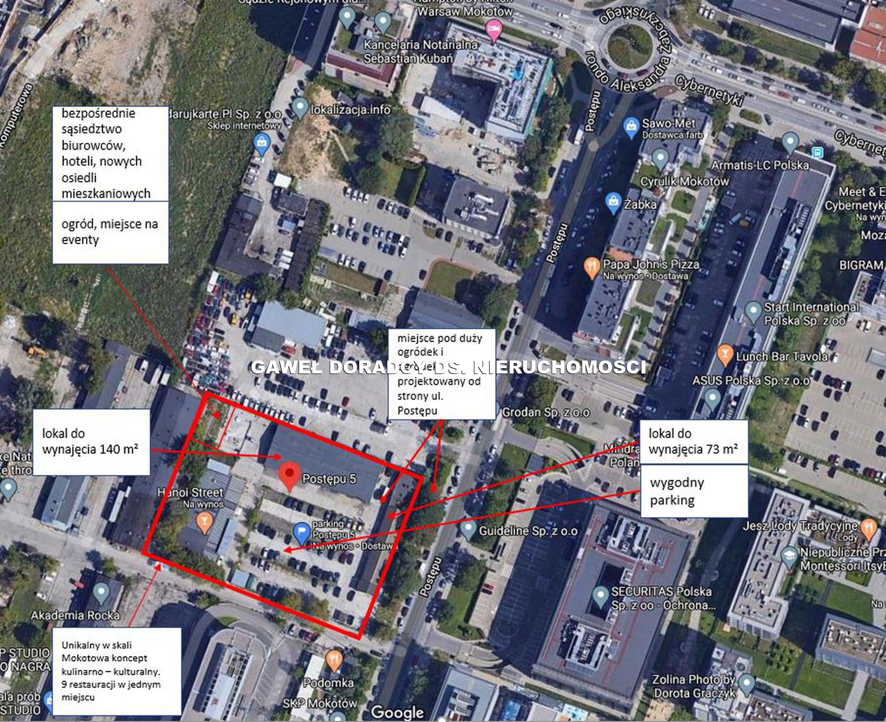 Lokal komercyjny na Mokotowie. - zdjęcie 1