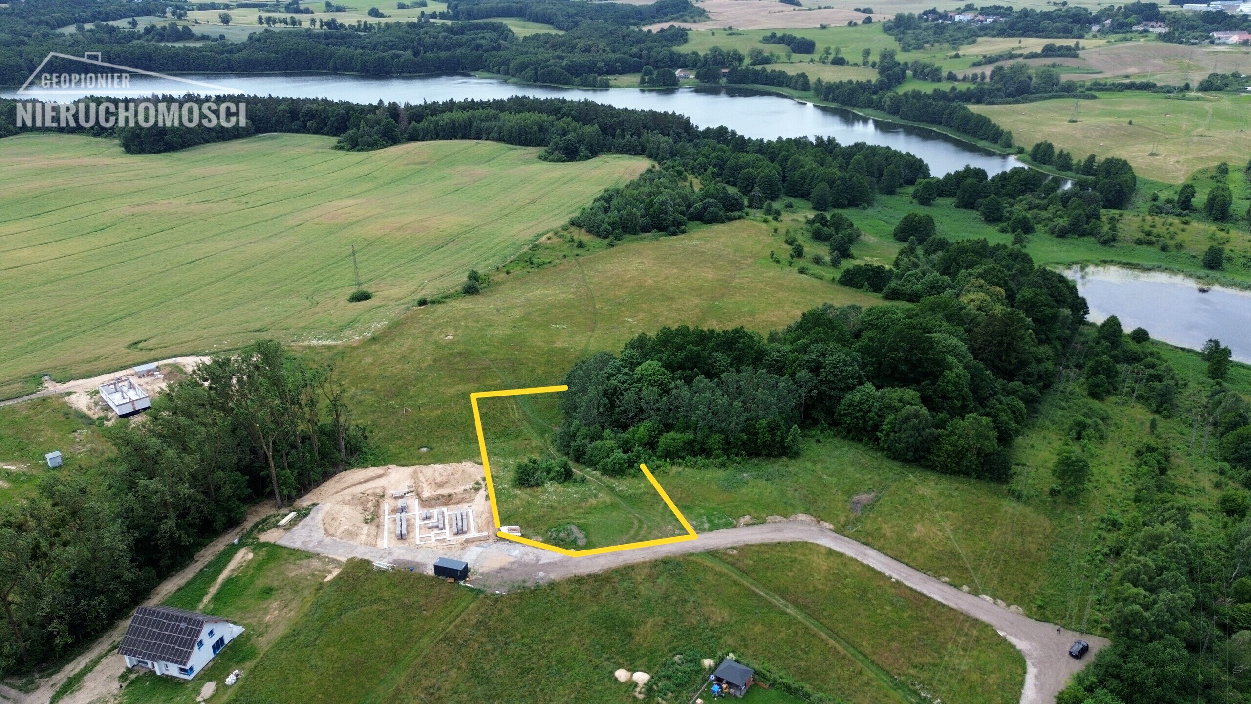 MAZURY - OSTRÓDA - Szafranki, niezabudowana działka gruntu, do jeziora ok. 300m - zdjęcie 12