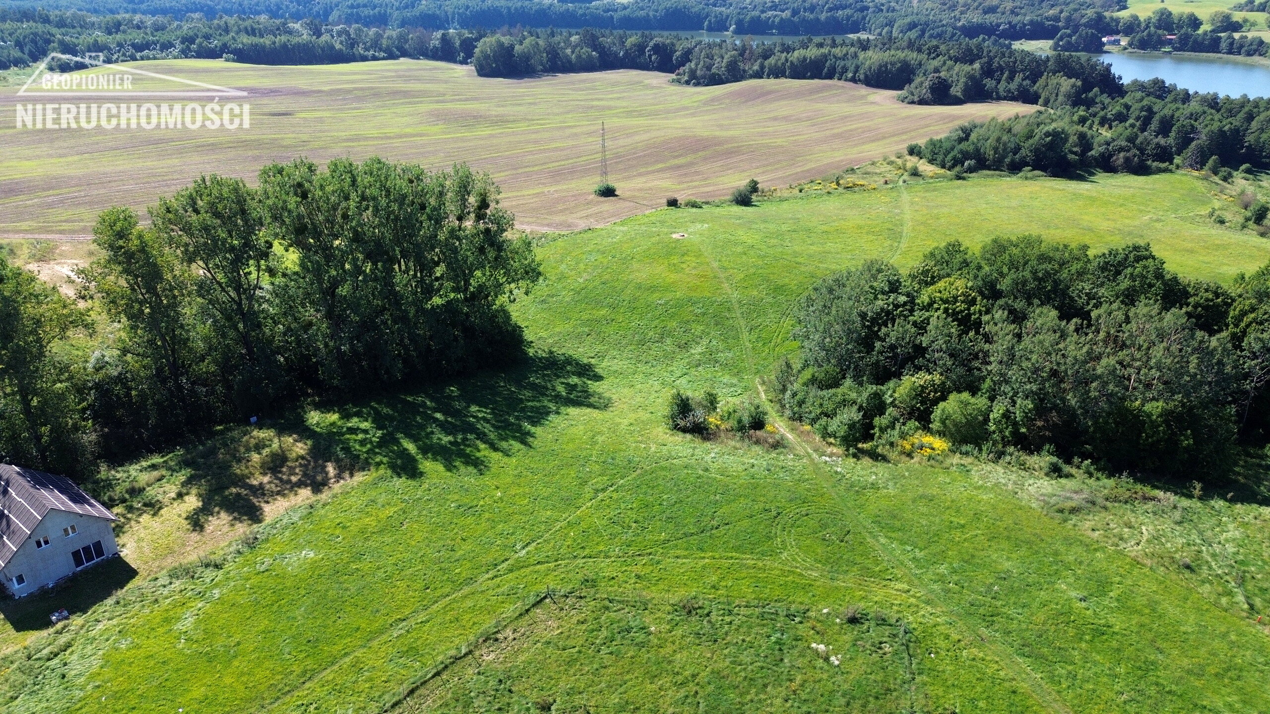 MAZURY - OSTRÓDA - Szafranki,  niezabudowana działka gruntu, do jeziora ok. 300m - zdjęcie 3