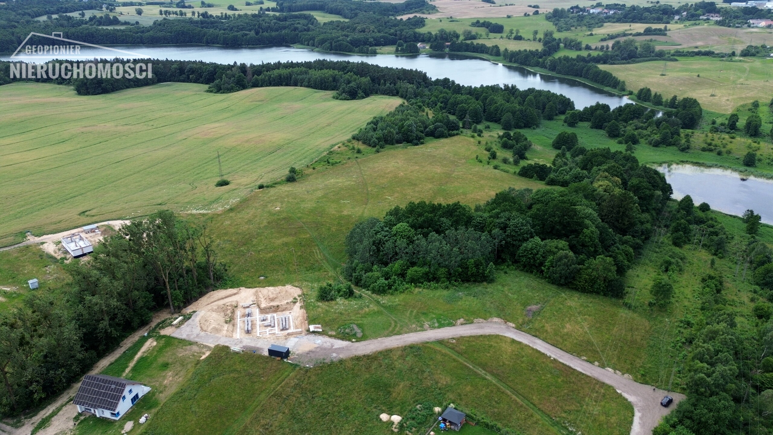 MAZURY - OSTRÓDA - Szafranki, niezabudowana działka gruntu, do jeziora ok. 300m - zdjęcie 4