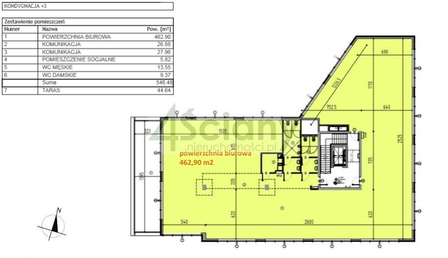 Lokal biurowy do wynajęcia, 462 m², Warszawa - zdjęcie 2