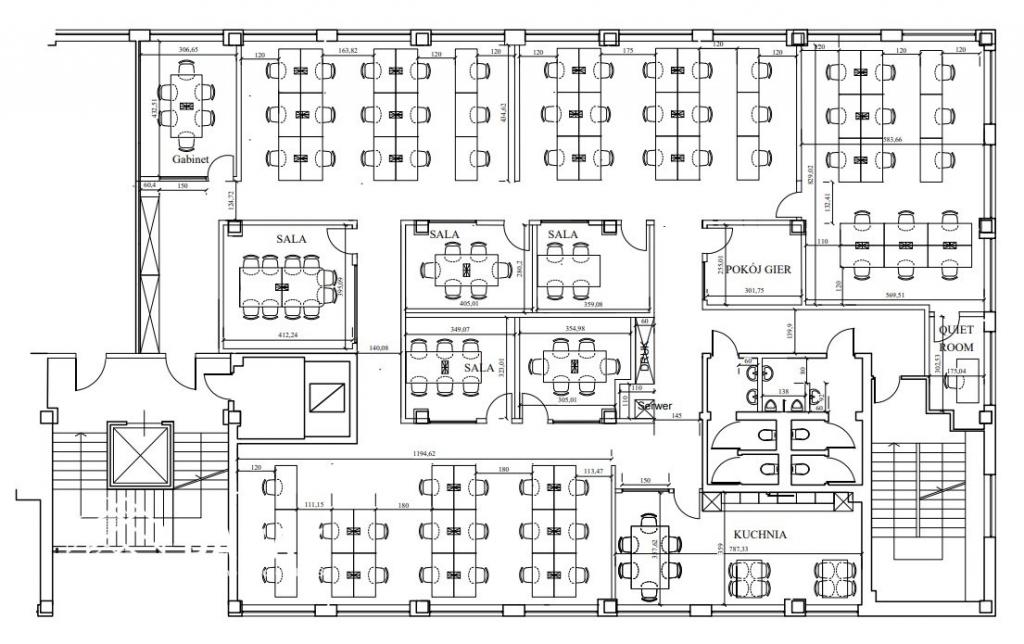 Lokal biurowy do wynajęcia, 442&nbsp;m², Kraków, Życzkowskiego - zdjęcie 2