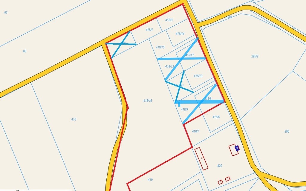 Działka budowlana 5314&nbsp;m², Krzewo - zdjęcie 2