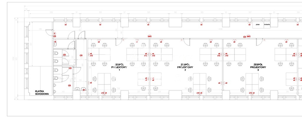Lokal biurowy do wynajęcia, 800&nbsp;m², Szczecin - zdjęcie 3