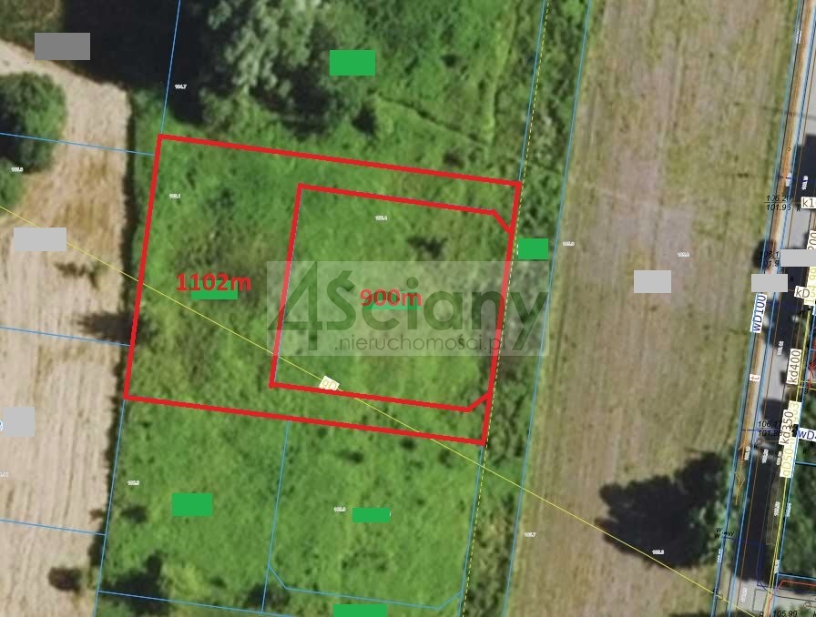 Działka budowlana 2002 m², Opacz Mała - zdjęcie 1