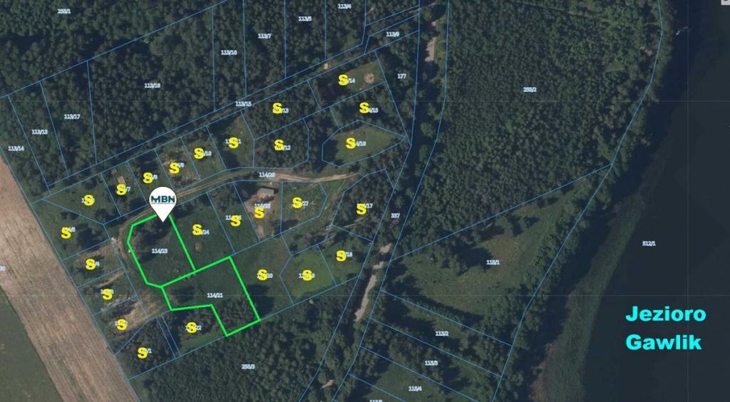 Działka budowlana 1575&nbsp;m², Grądzkie - zdjęcie 3