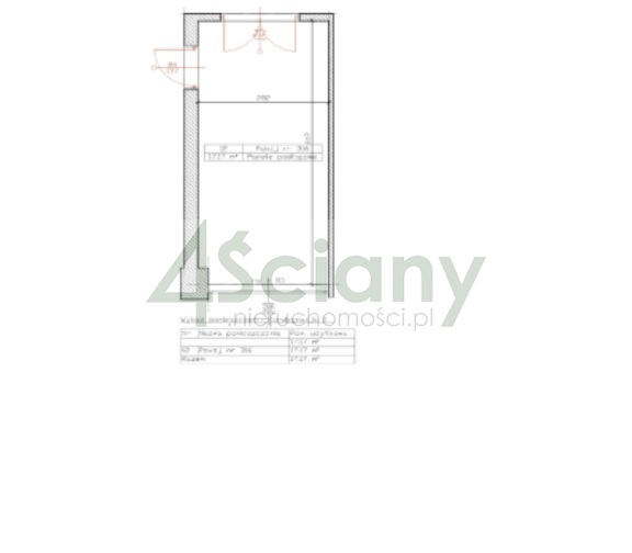 Lokal biurowy do wynajęcia, 17,17 m², Warszawa - zdjęcie 1