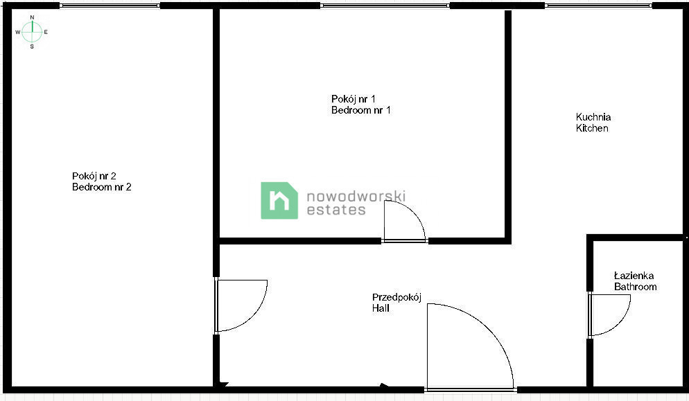 Mieszkanie 33,5 m², Wrocław, Stare Miasto, Nabycińska - zdjęcie 12