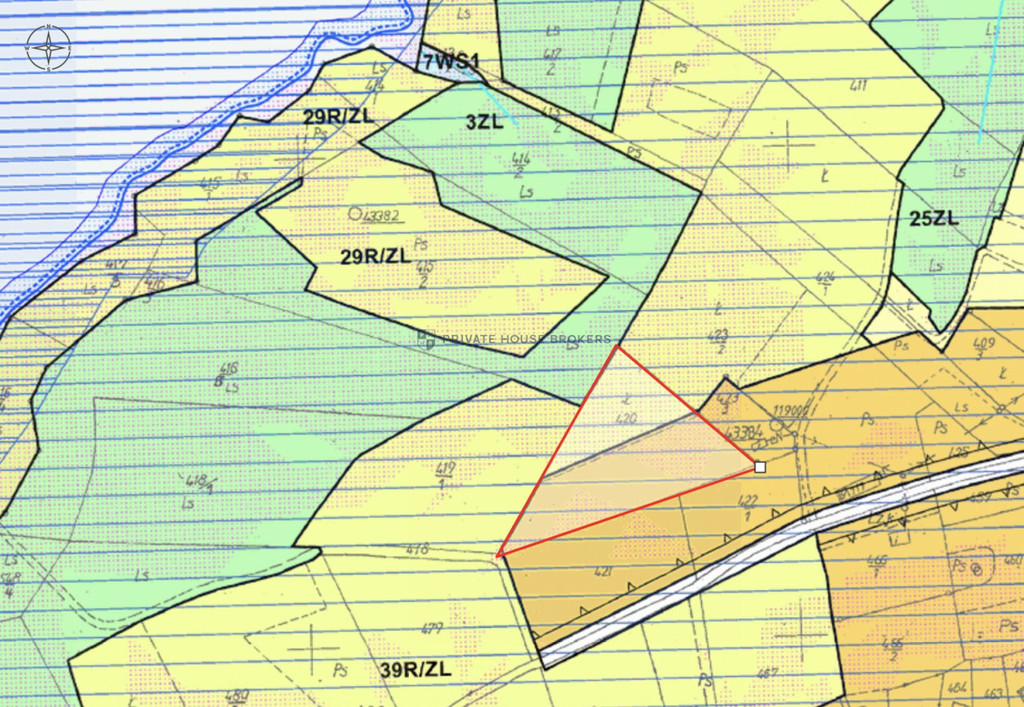 Działka budowlana 3993 m², Brzezowa - zdjęcie 12