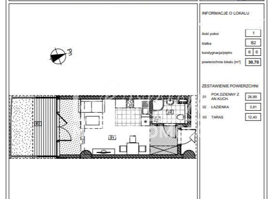 Mieszkanie 30,7&nbsp;m², Szczecin, Śródmieście, al. Wyzwolenia - zdjęcie 9