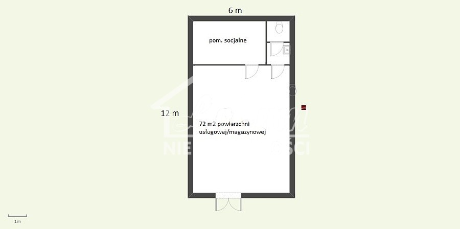Lokal usługowy do wynajęcia, 72 m², Szczecin, Świerczewska - zdjęcie 4