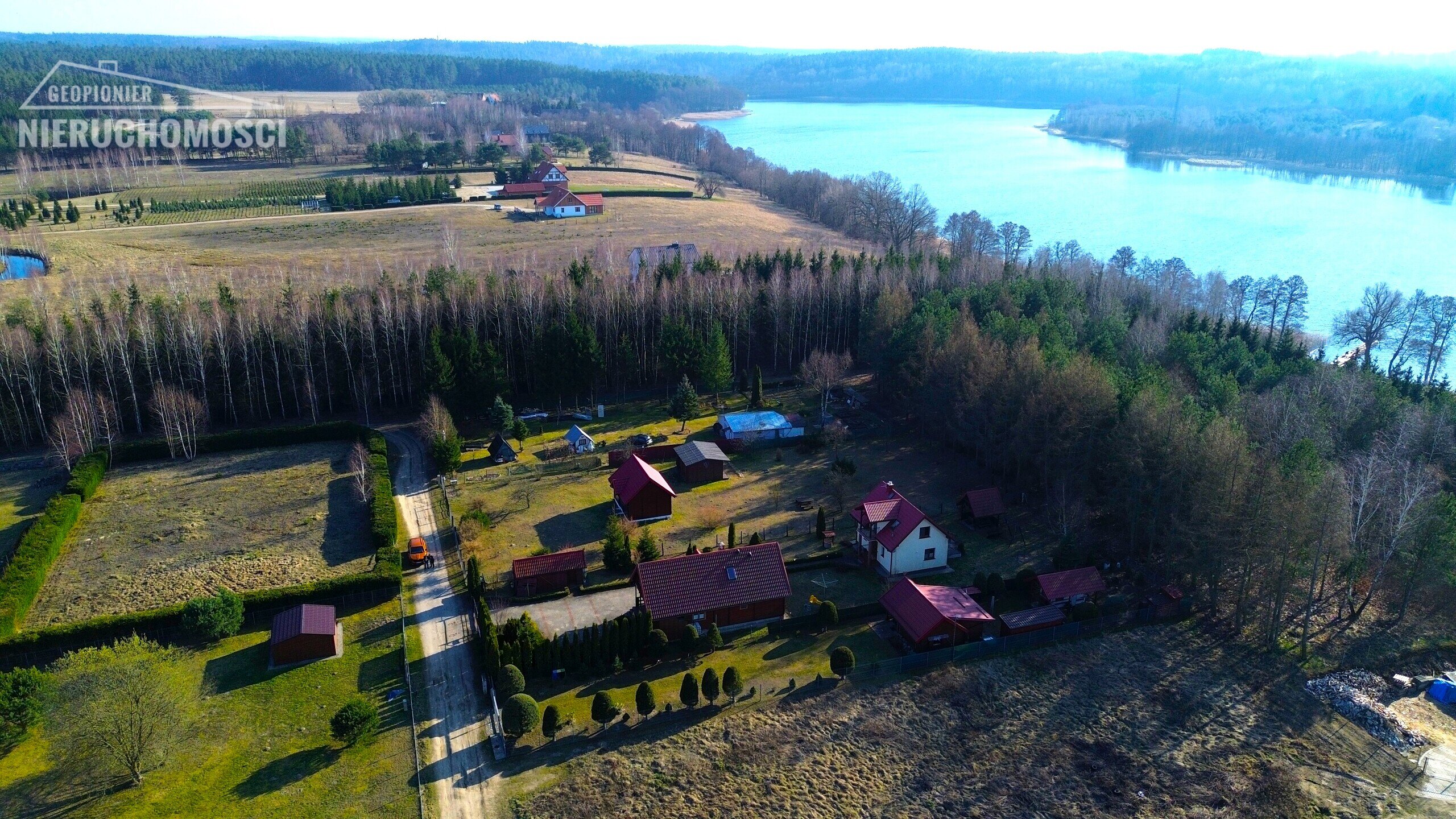 Mazury - Kątno, dwa domy, blisko jezioro, lasy - zdjęcie 2