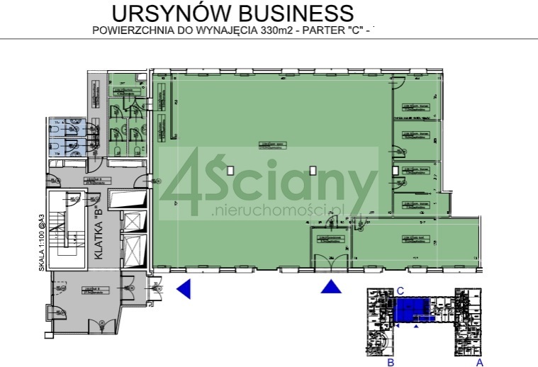 Lokal biurowy do wynajęcia, 330 m², Warszawa - zdjęcie 1