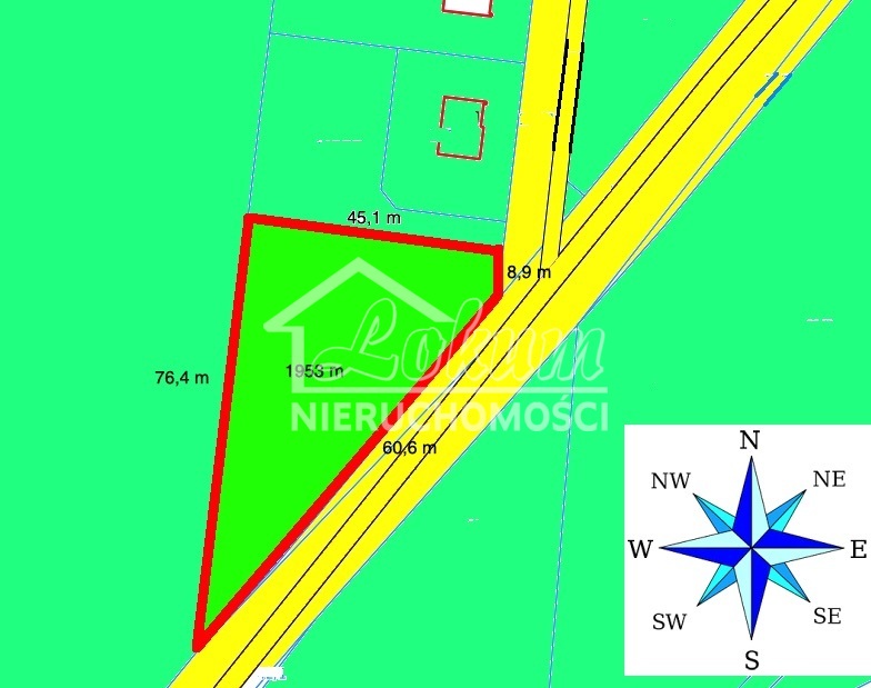 Działka rolna 1953&nbsp;m², Stobno - zdjęcie 1