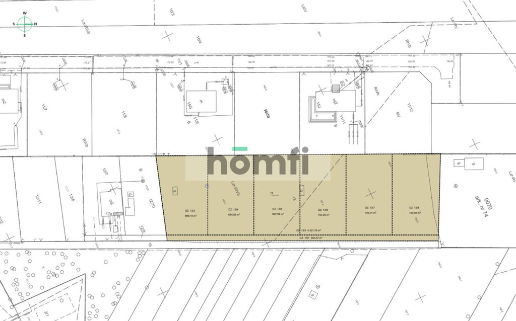 Działka inwestycyjna 4516 m², Radom, Wośniki, Skrajna - zdjęcie 8