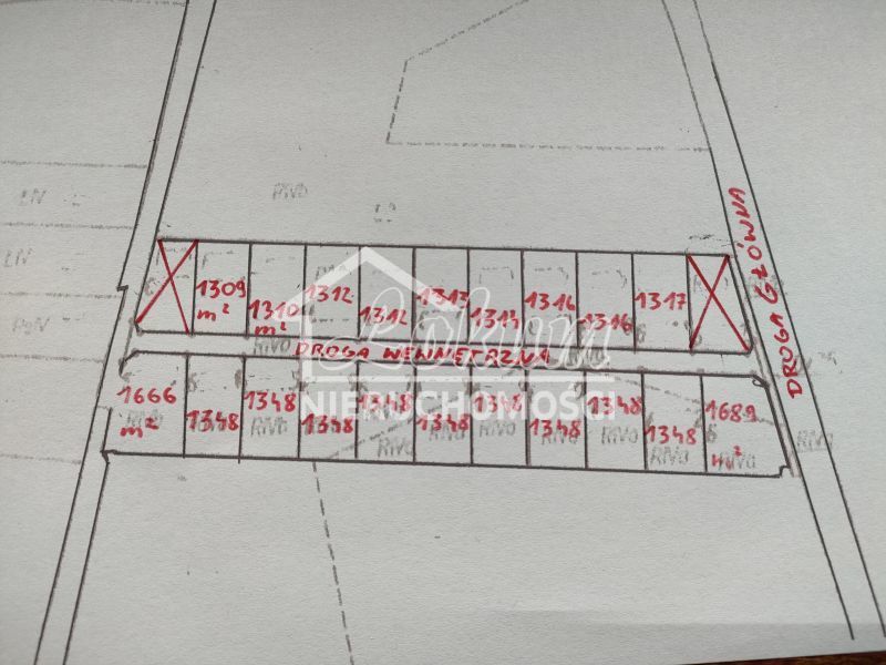 Działka budowlana 1309&nbsp;m², Lędzin - zdjęcie 2