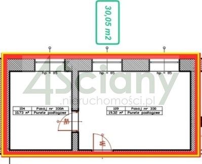 Lokal biurowy do wynajęcia, 30,05&nbsp;m², Warszawa - zdjęcie 1