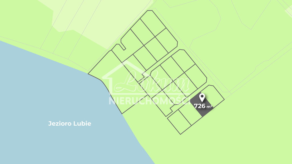 Działka budowlana 726&nbsp;m², Lubieszewo - zdjęcie 3