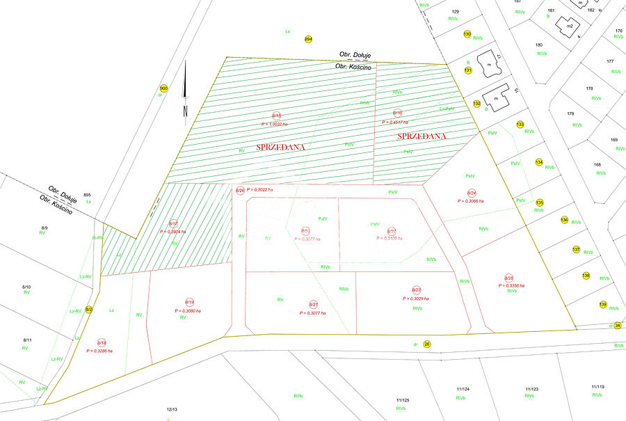 Działka rolna 3066&nbsp;m², Kościno - zdjęcie 15