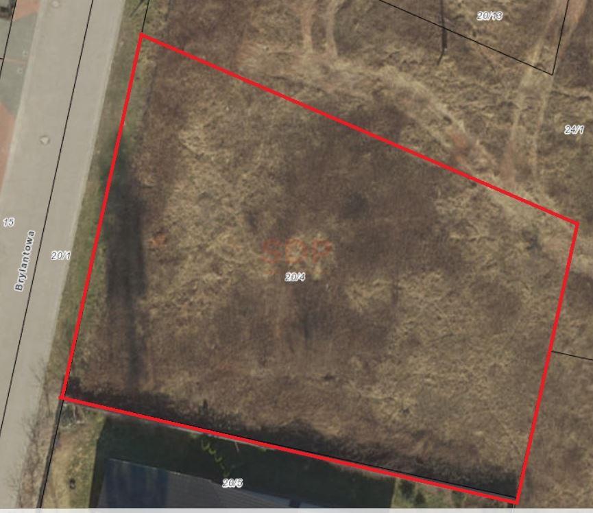 Działka budowlana 900 m², Wrocław, Brylantowa - zdjęcie 2