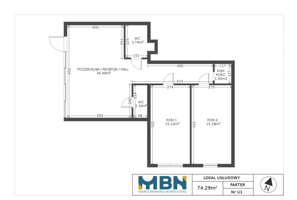Lokal usługowy na sprzedaż, 74&nbsp;m², Giżycko - zdjęcie 10