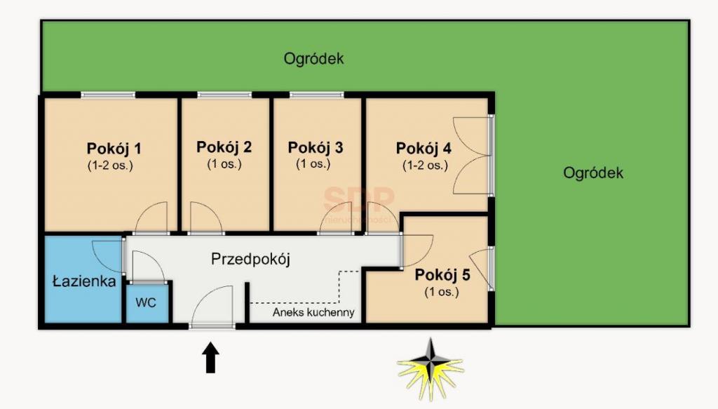 Mieszkanie 61 m², Wrocław, Śródmieście, Na Szańcach - zdjęcie 15