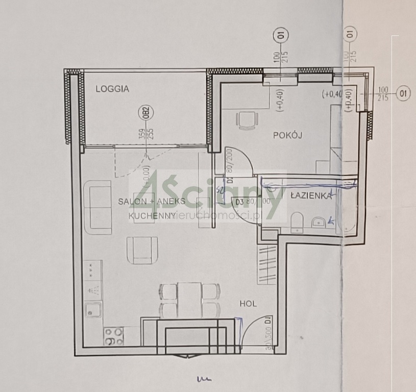 Mieszkanie 44,36&nbsp;m², Warszawa, Bemowo, Szeligowska - zdjęcie 6