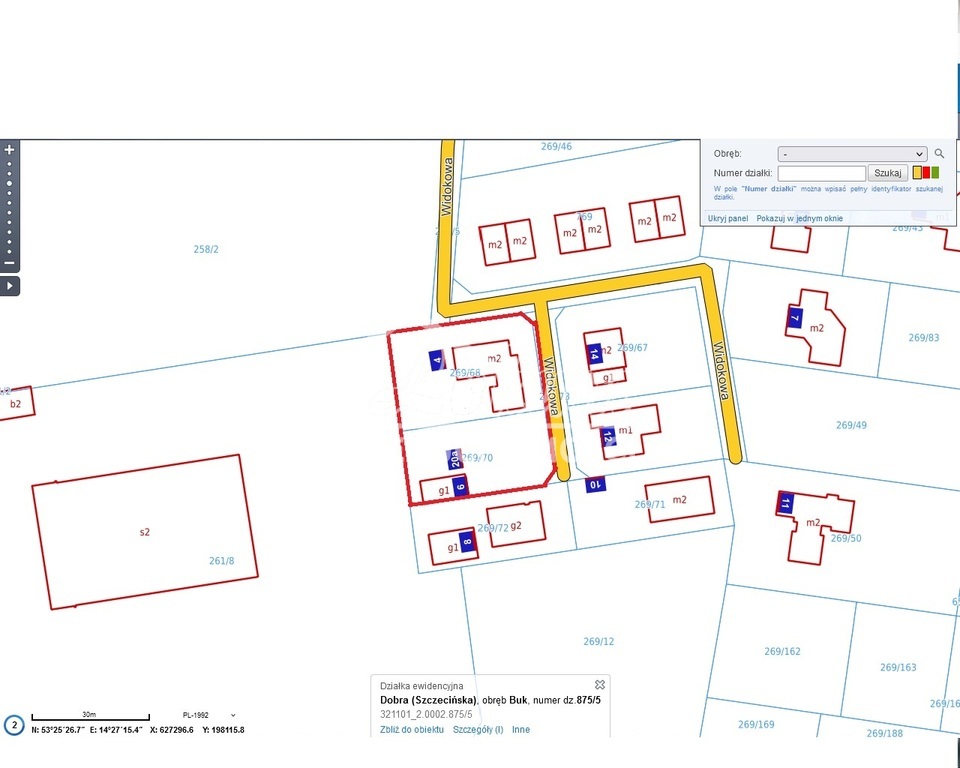 Działka budowlana 1687 m², Mierzyn - zdjęcie 4