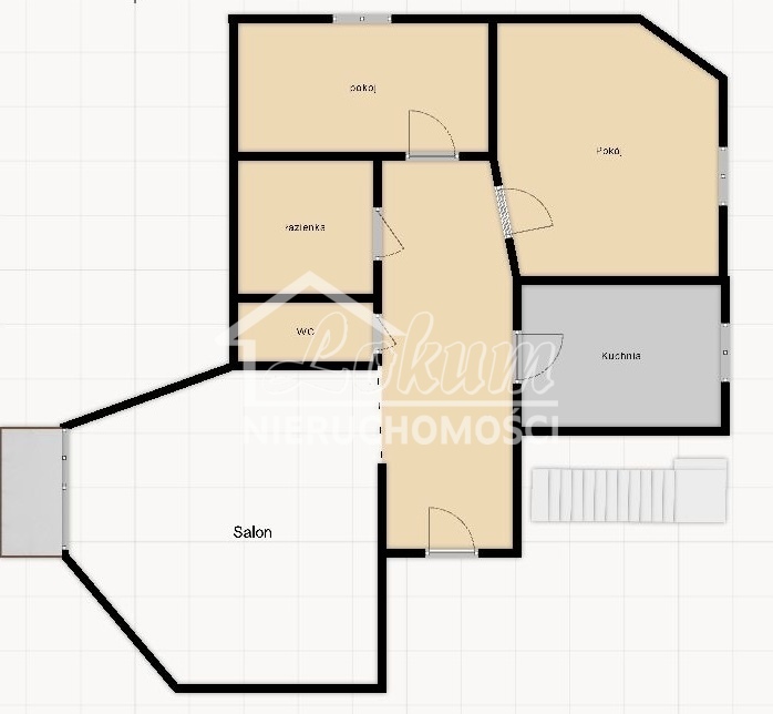 Mieszkanie 66,7&nbsp;m², Szczecin, Śródmieście, Czesława - zdjęcie 2