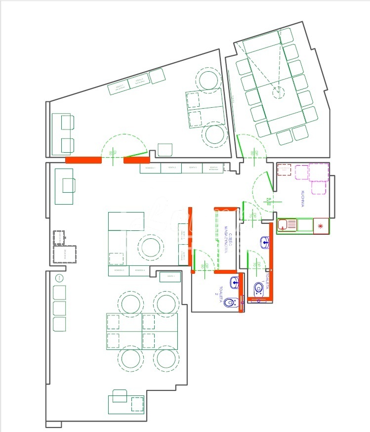 Lokal usługowy do wynajęcia, 112,7&nbsp;m², Szczecin - zdjęcie 2