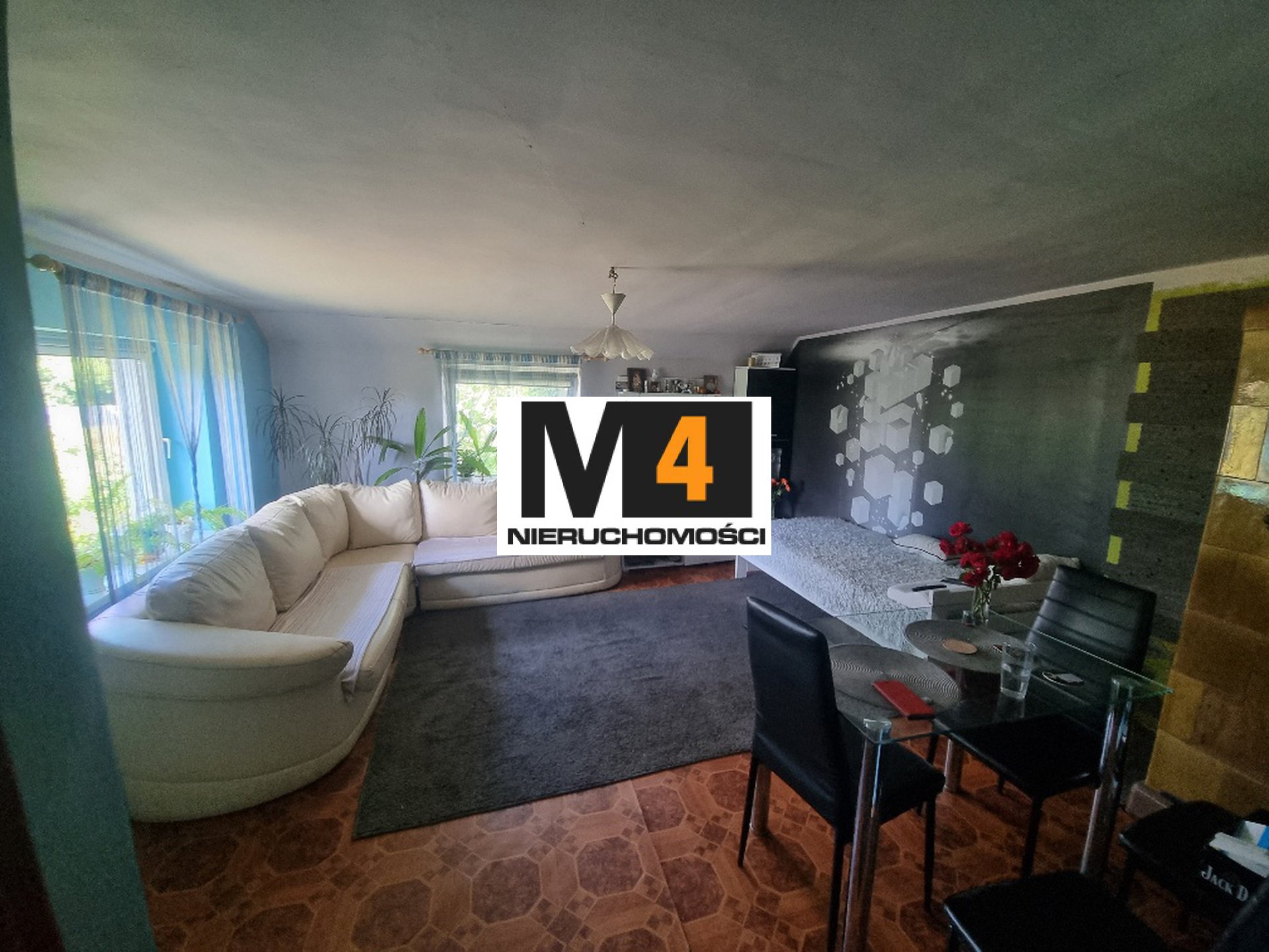 Duża dziłka 21 ar wraz z domem ! Przy głównej ulicy , Przyborów ! Okazja - zdjęcie 5