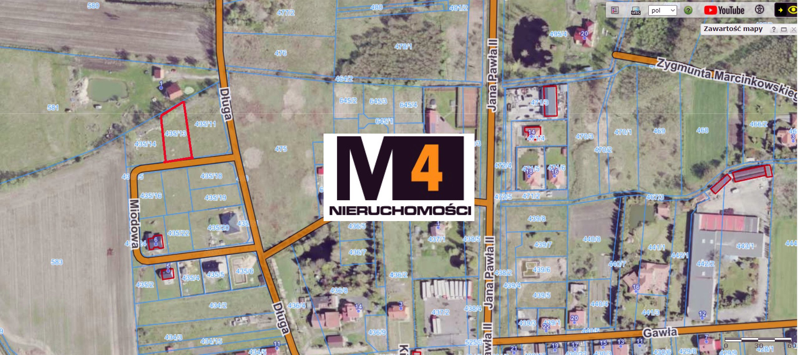 Działka budowlana 11ar , Modrzyca - Nowa Sól, atrakcyjna lokalizacja ! - zdjęcie 2