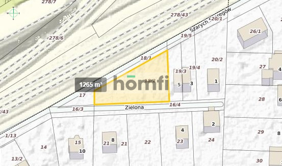 Działka budowlana 1265 m², Piastów, Zielona - zdjęcie 7