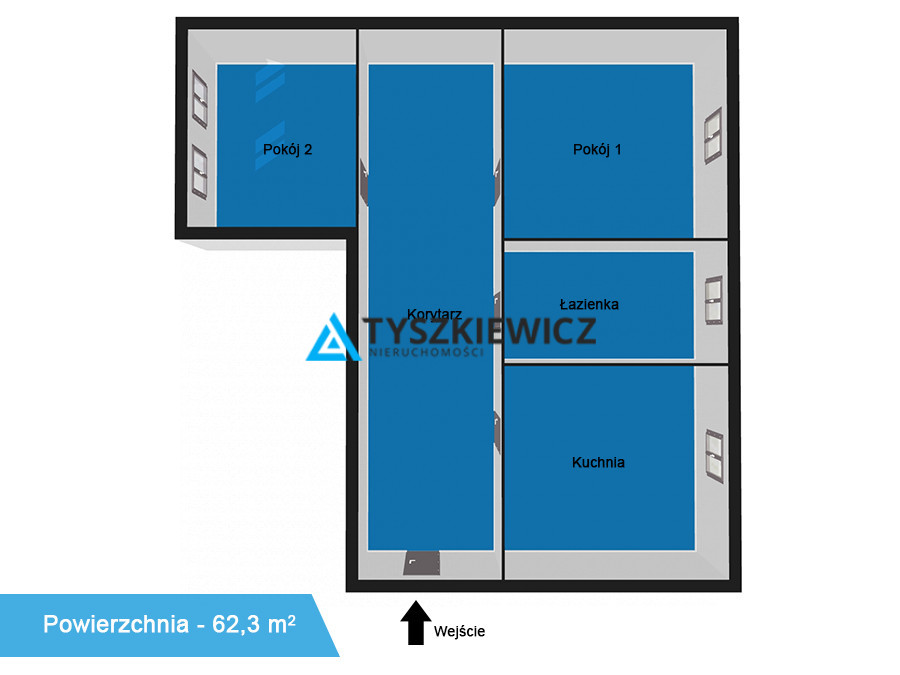 Bezczynszowe mieszkanie w Starogardzie Gdańskim - zdjęcie 1