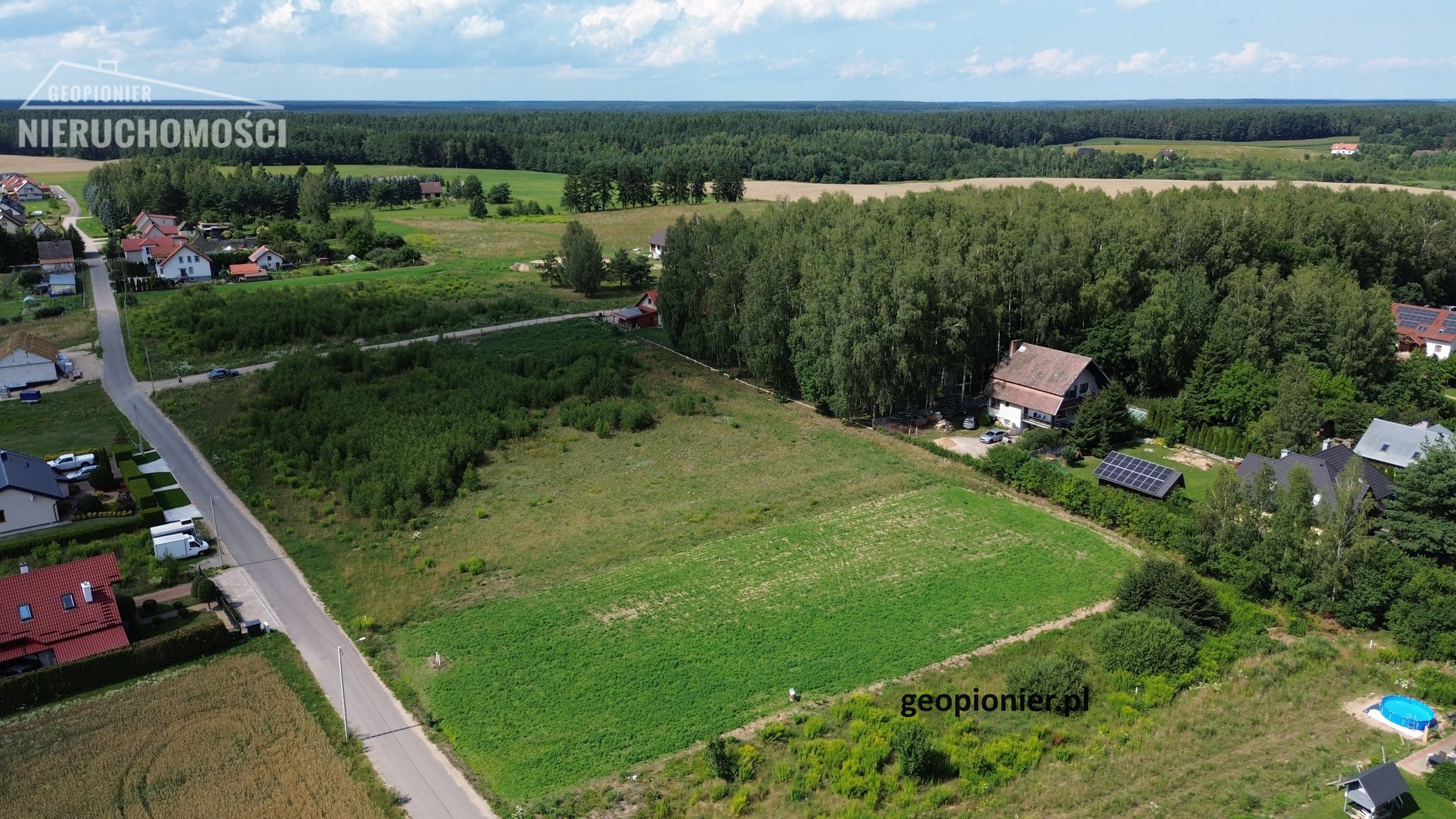 Ostróda - Lubajny, działki pod zabudowę po uzyskaniu decyzji o warunkach zabudowy - zdjęcie 1