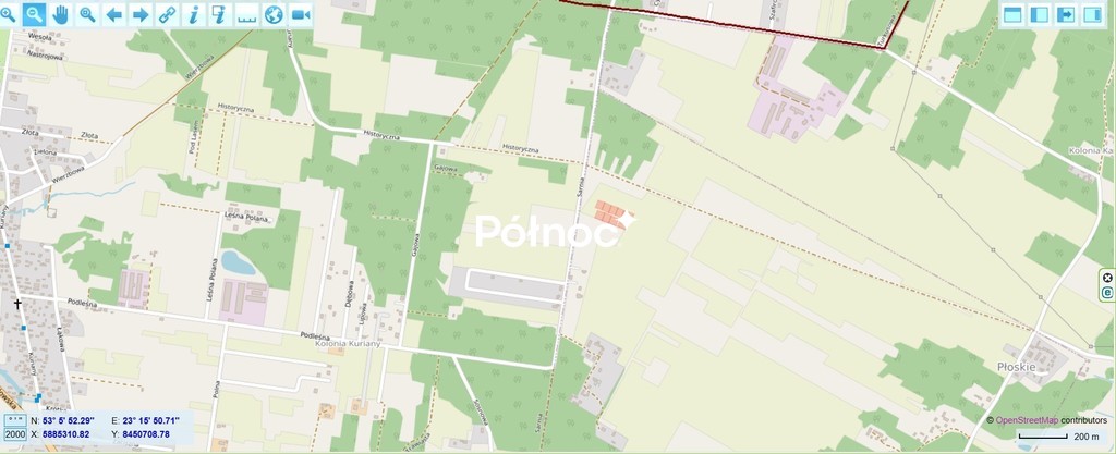 Działka budowlana 1100&nbsp;m², Kuriany - zdjęcie 5