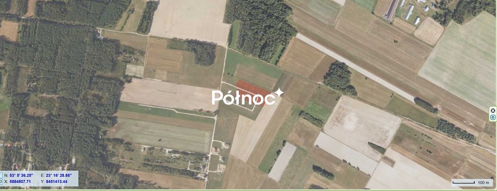 Działka budowlana 1100&nbsp;m², Kuriany - zdjęcie 3
